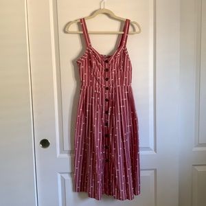 Maeve clip dot striped sun dress